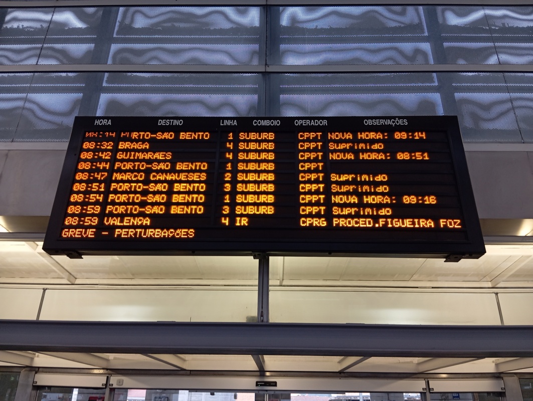 Estação de comboios em Ermesinde